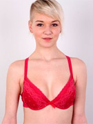 Yopung short hair blonde seductress displays tight ass, sweet boobs and curves